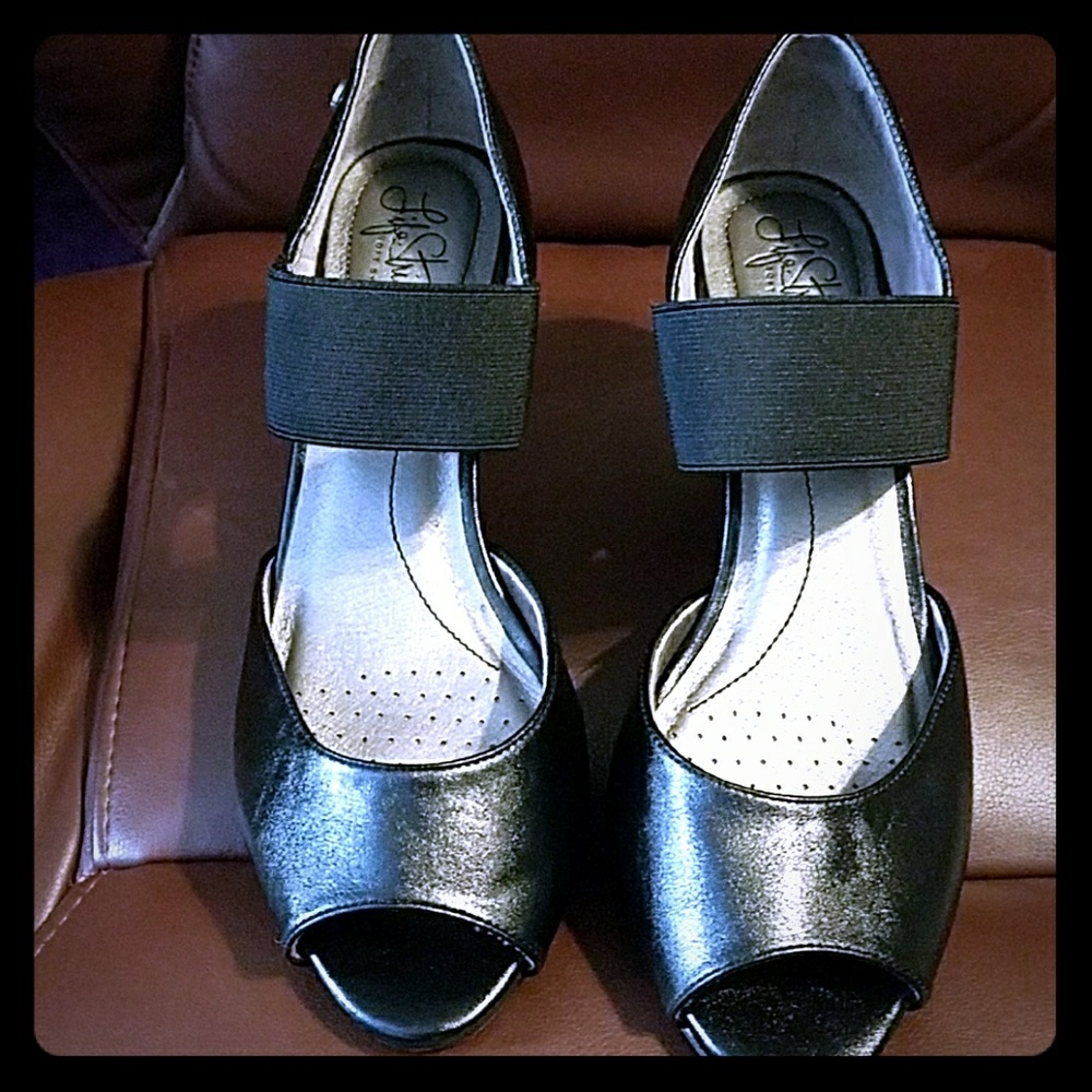 black heels
